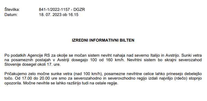 IZDREDNI IFORMATIVNI BILTEN_18.7.2023